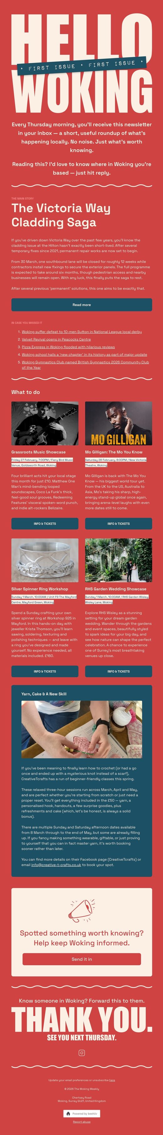 Latest issue of The Woking Weekly